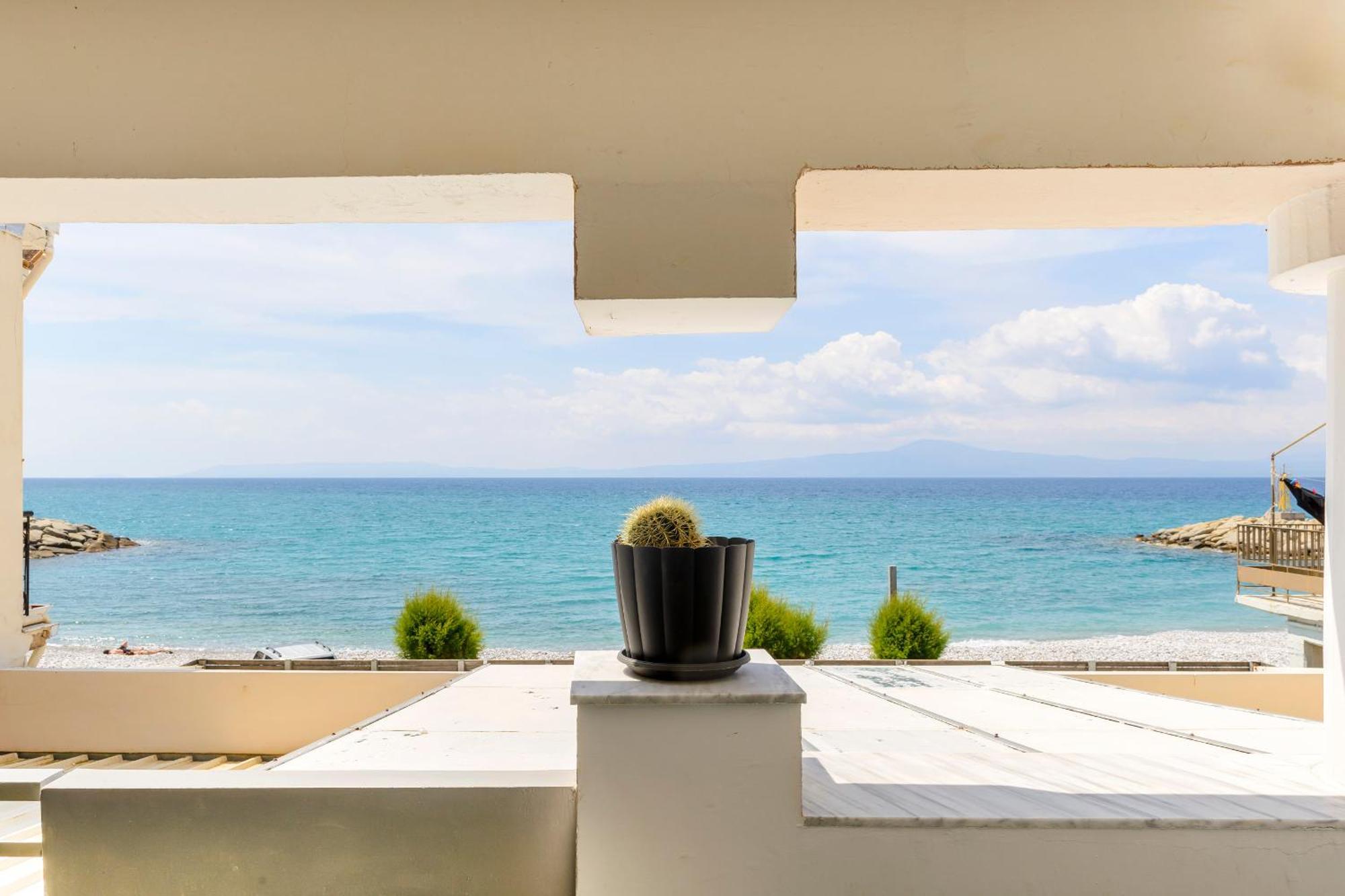 Agali 2 Maizonette Front Of The Sea Appartement Akrogiali Buitenkant foto
